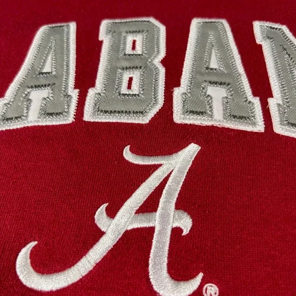 Alabama Crimson Tide NCAA College Sweatshirt Crewneck Red Size M - Picture 4 of 6